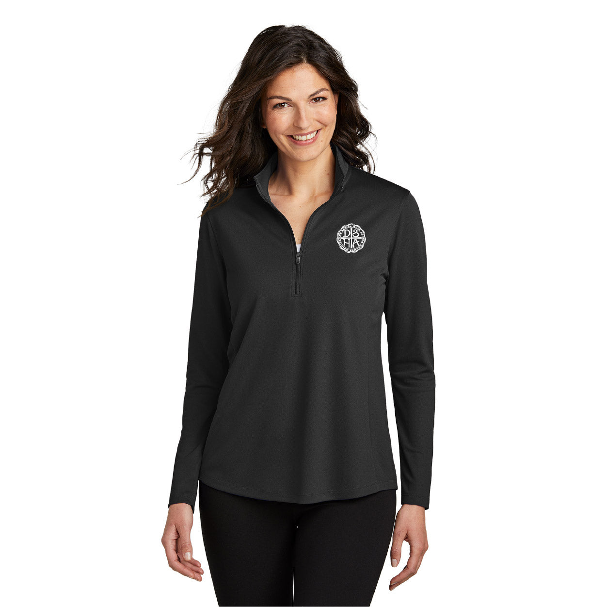 Port Authority Women's Dry Zone UV Micro-Mesh 1/4-Zip - STAFF