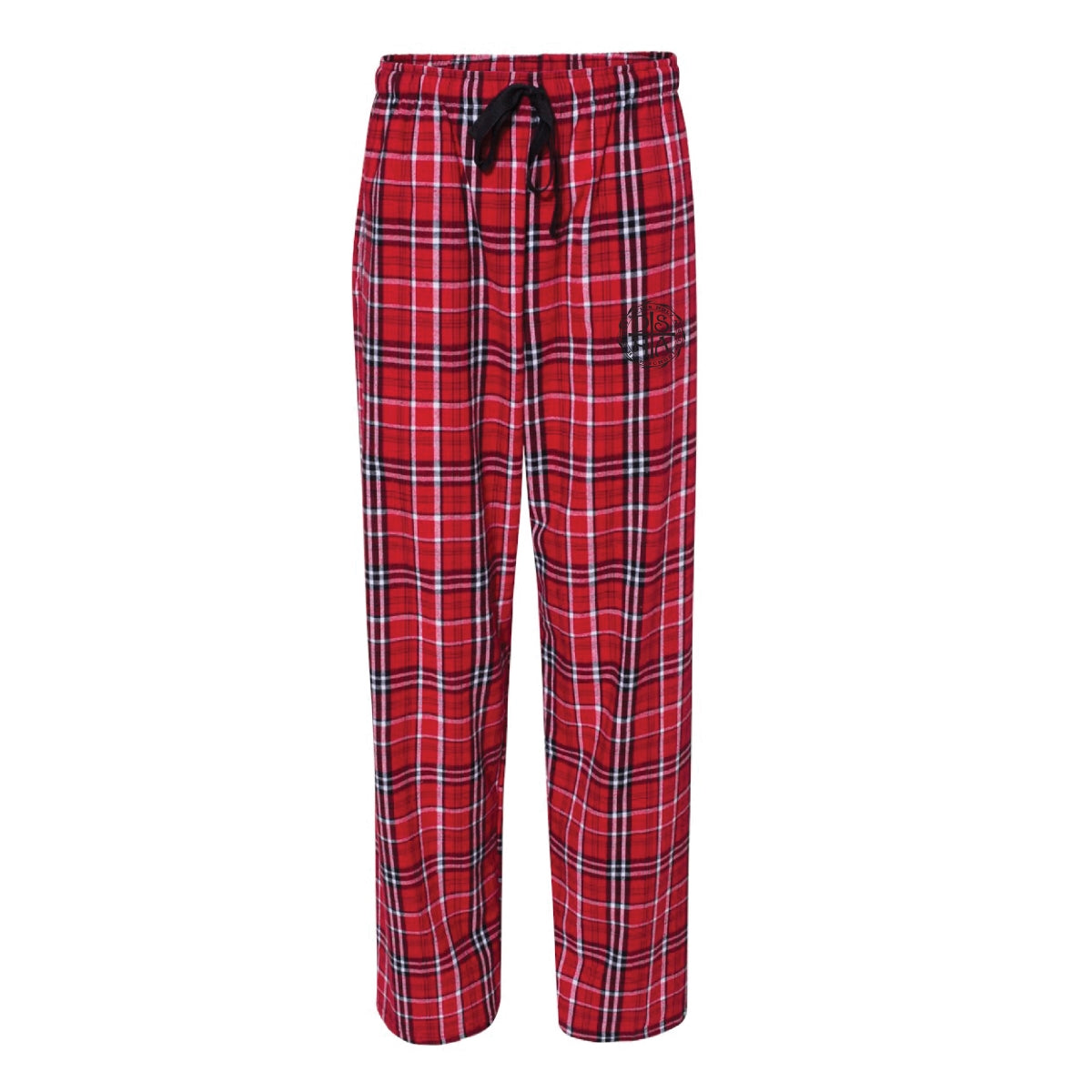 Juniors' Flannel Plaid Pant - New Red