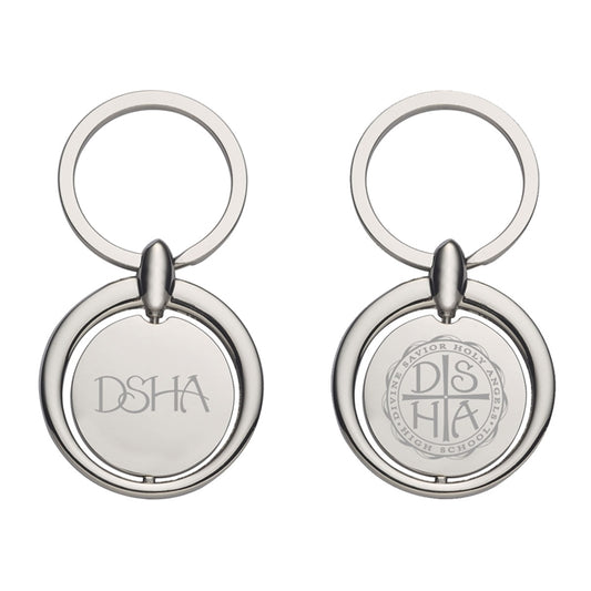 Circular Metal Key Tag