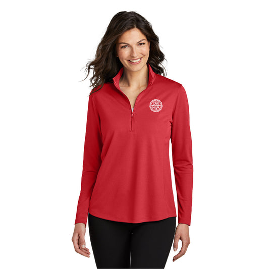 Port Authority Women's Dry Zone UV Micro-Mesh 1/4-Zip - STAFF