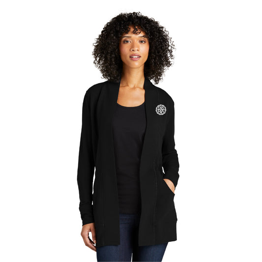 Port Authority Women's Microterry Cardigan - STAFF
