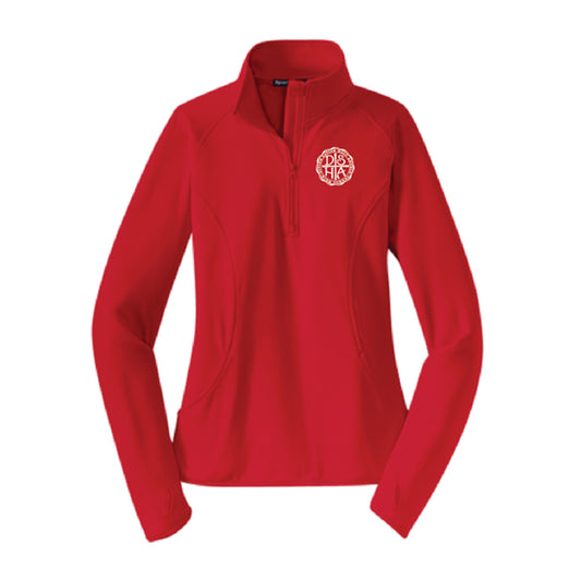 Sport-Tek Ladies Sport-Wick Stretch 1/4-Zip Pullover